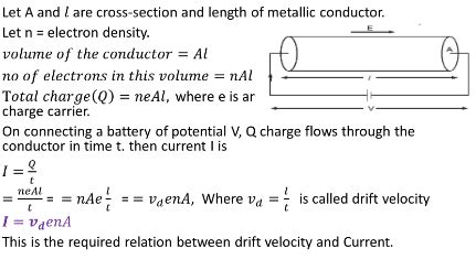 Drift Velocity | Class Eleven Physics