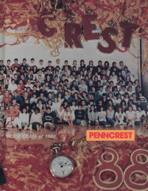 1988 yearbook from Penncrest High School from Media, Pennsylvania