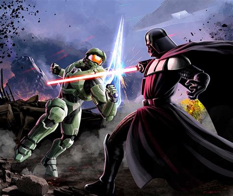 Epic Battle | Star wars images, Star wars pictures, Halo spartan