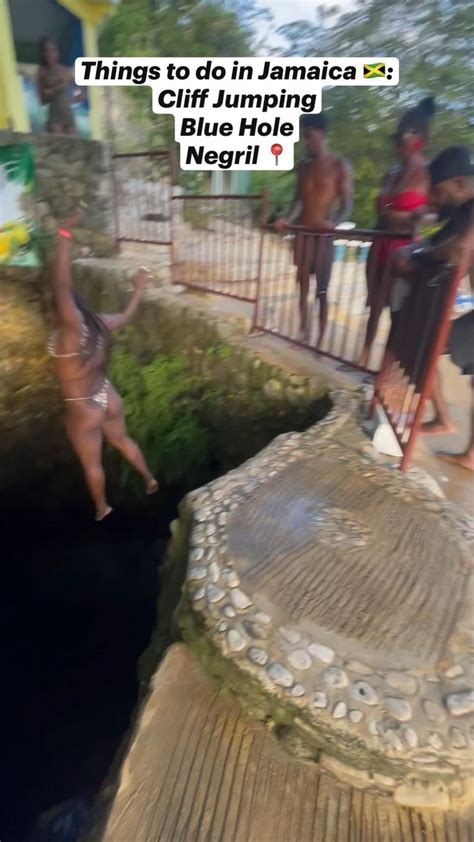 Things to do in Jamaica : Cliff Jumping Blue Hole mineral spring Negril 📍 | Adventure travel ...