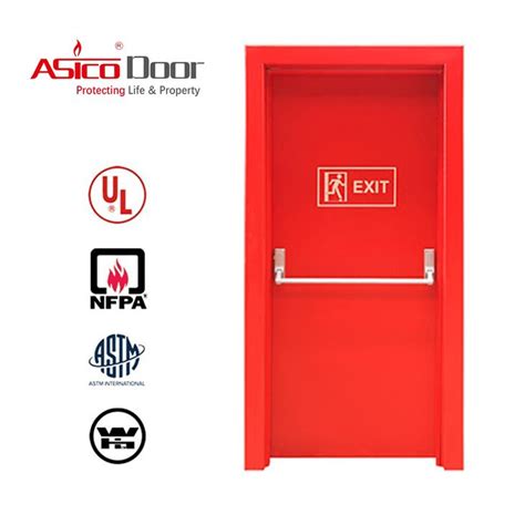 China Customized Fire Rated Emergency Exit Door Manufacturers, Suppliers, Factory - Cheap Price ...