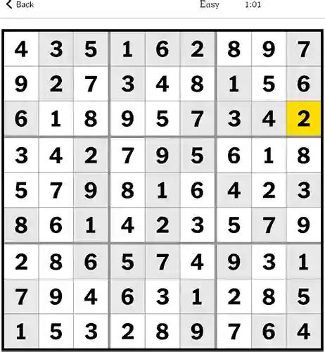 NYT Sudoku Answers Today - New York Times » Reveal That