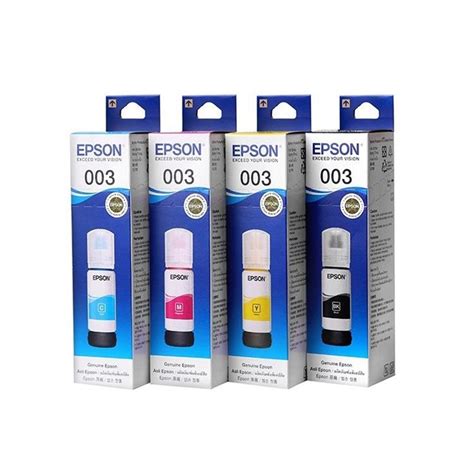 Epson 003-B 003-C 003-M 003-Y Genuine Ink Bottle Set - Printer Point