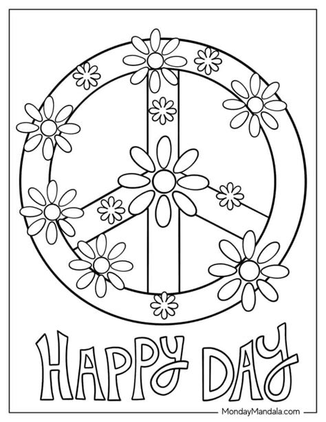 16 Peace Coloring Pages (Free PDF Printables)