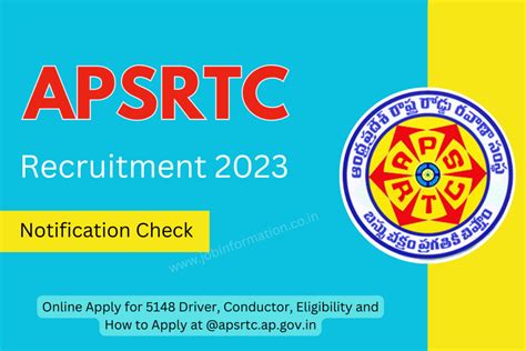 APSRTC Recruitment 2023 Online Apply for 5148 Driver, Conductor, Eligibility and How to Apply at ...