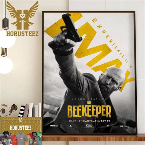 Official IMAX Poster The Beekeeper Of David Ayer With Starring Jason Statham Home Decor Poster ...