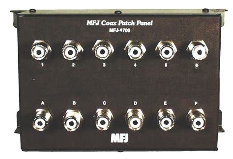 MFJ-4706 6-position Coaxial Patch Panel - Radioworld UK