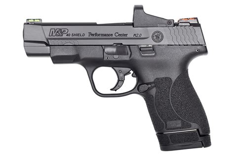 Smith & Wesson M&P40 Shield M2.0 Performance Center 40 S&W Optics Ready with 4-Inch Barrel and ...