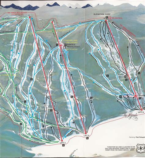 Purgatory Ski Resort Trail Map