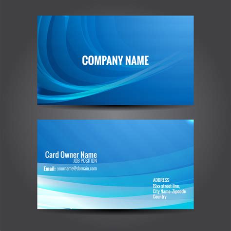 Business Card Template Free Vector Art - (34329 Free Downloads)