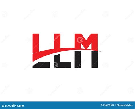 LLM Letter Initial Logo Design Stock Vector - Illustration of mark, business: 236632027