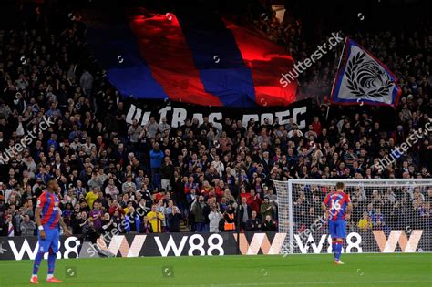 Crystal Palace Fans Set Off Flares Editorial Stock Photo - Stock Image ...