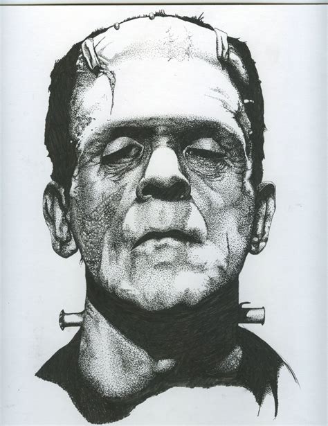 Frankenstein Tattoo Stencil - Printable Calendars AT A GLANCE