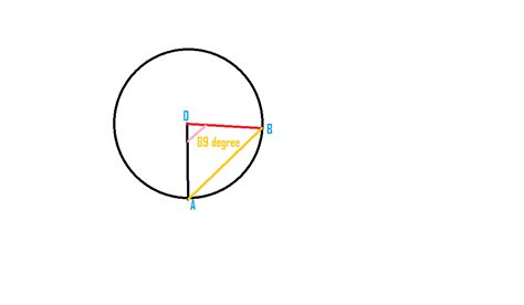 geometry - Find the length of the chord given that the circle's ...