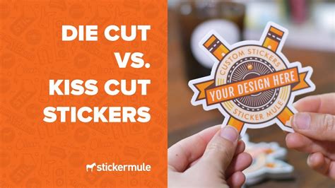 Die cut vs. Kiss cut stickers - YouTube