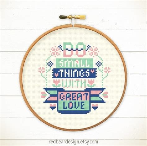 Quote cross stitchs quote patterns Modern embroidery Easy