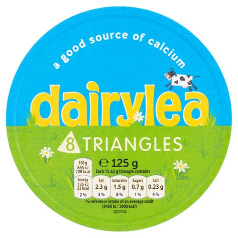 Dairylea Cheese Triangles 8 Pack 125g - Co-op