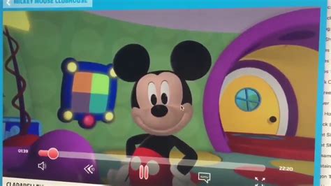 Mickey Greeting The Viewer In Clarabelle's Clubhouse Carnival - YouTube