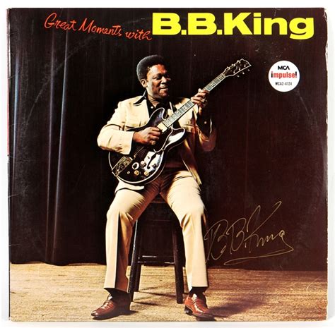 Lot Detail - B.B. King Signed “Great Moments with B.B. King” Album JSA