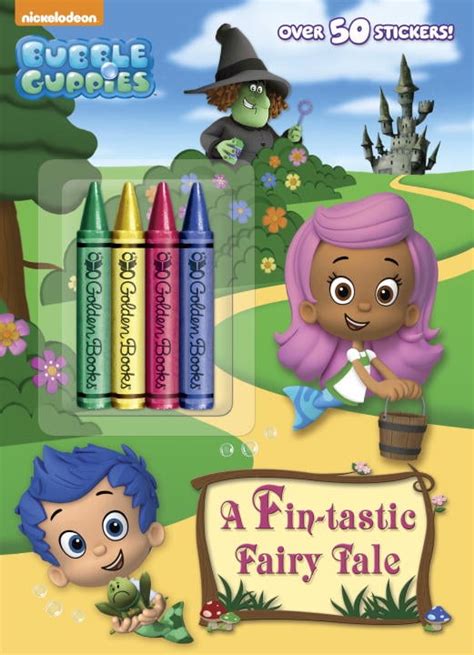 Color Plus Crayons and Sticker: A Fin-Tastic Fairy Tale (Bubble Guppies) (Paperback) - Walmart ...