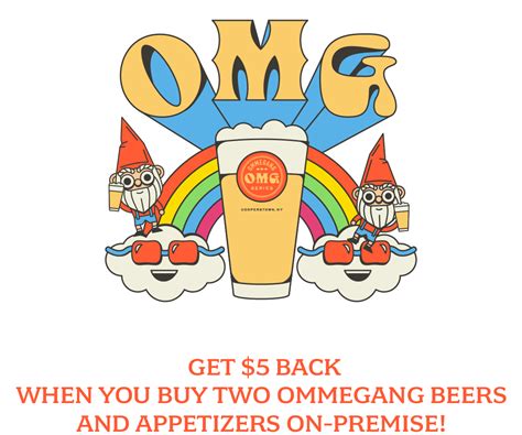 2023 Restaurant $5 Appetizer Rebate - Brewery Ommegang