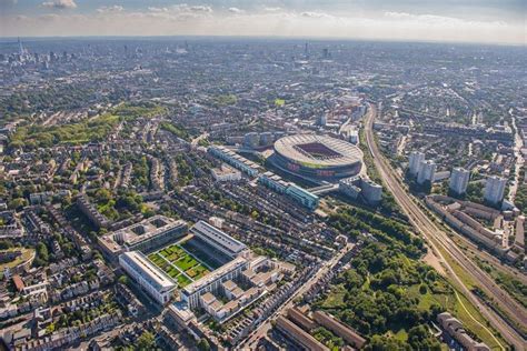 London football grounds from above: Vista shots of capital's stadiums ...