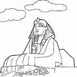 Sphinx coloring page  Free Printable pages On Colooricom sketch template