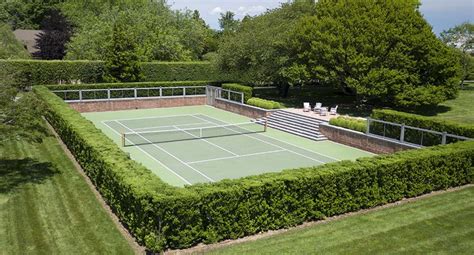 Pin by Leez on TENNIS 🎾 | Tennis court backyard, Tennis court design ...