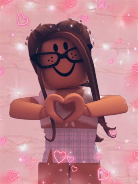 Pink Roblox Girl gfx | Roblox pictures, Roblox animation, Cute tumblr wallpaper