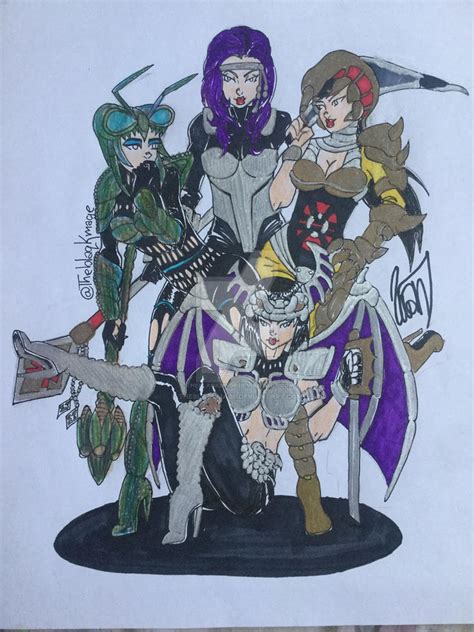 Power Ranger villains by TheBlaQkMagE on DeviantArt