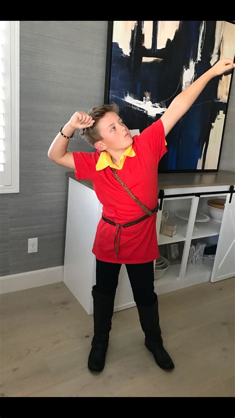 Kids Gaston costume Scary Costumes, Family Halloween Costumes, Spirit Halloween, Diy Costumes ...