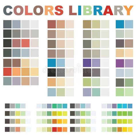 Vector Colors Library Stock Photo - Image: 10364650