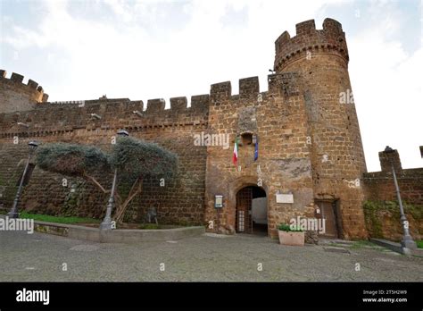 Rocca, fortress seat of the Etruscan Museum, Cerveteri, Rome, Lazio, Italy Stock Photo - Alamy