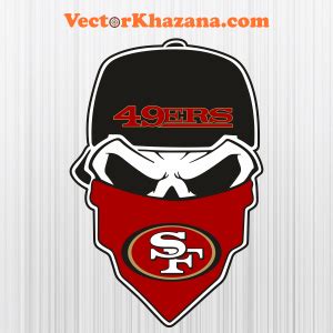 San Francisco 49ers Skull Svg Png online in USA