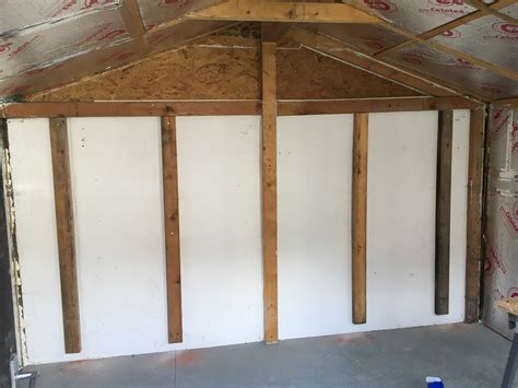 Retrofit shed insulation