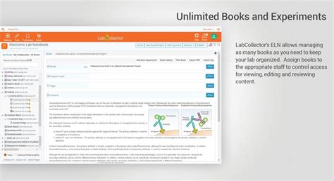 Electronic Lab Notebook (ELN) - LabCollector