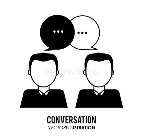 Conversation icons design stock vector. Illustration of signs - 63368800