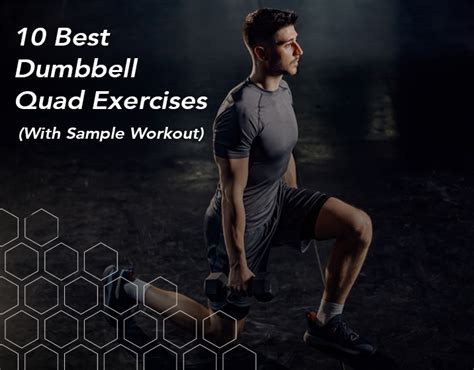 10 Best Dumbbell Quad Exercises (With Sample Workout) – Fitbod