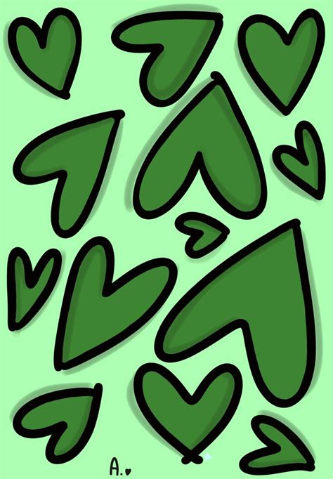 Green heart Wallpapers, Green, Vision Board, Design, Quick, Wallpaper, Backgrounds