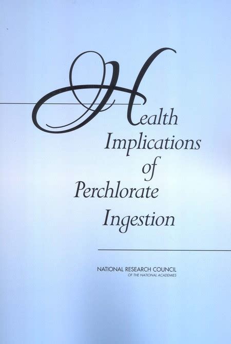 Health Implications of Perchlorate Ingestion | Health Implications of Perchlorate Ingestion |The ...