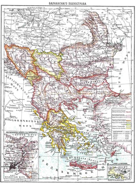 Old political map of Balkans | Balkans | Europe | Mapsland | Maps of ...