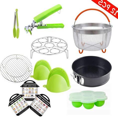 12 PCS Instant Pot Air Fryer Accessories Compatible