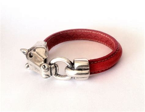 Horse Bracelet, Leather Bracelet for Mens, Women Bracelet, Gift for ...