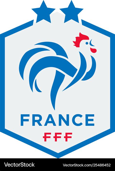 Official logo france football federation Vector Image