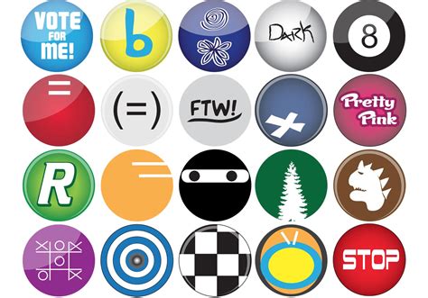 Free Button Vectors