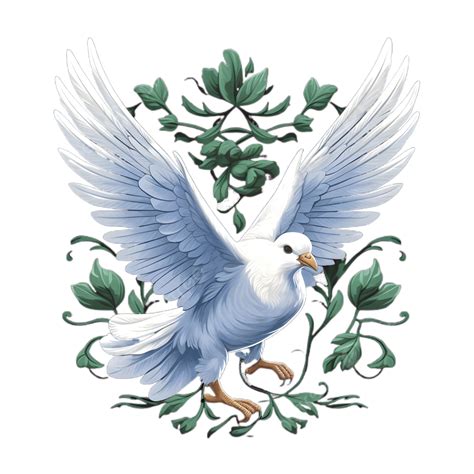 Dove Of Peace Olive Branch Illustration, Peace Dove, Olive Branch ...