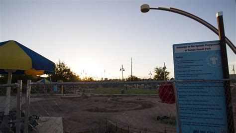 Tempe Beach Park splash pad repairs