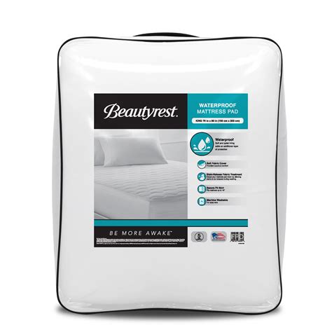 Beautyrest Quiet Quilted Waterproof Mattress Pad, Queen - Walmart.com