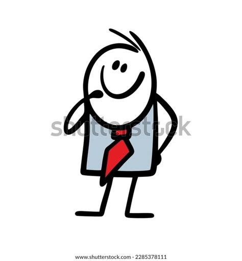 Funny Cartoon Businessman Business Suit Looks Stock Vector (Royalty Free) 2285378111 | Shutterstock