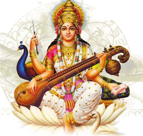 LIVINGSPARK: Symbolism of Goddess Saraswati